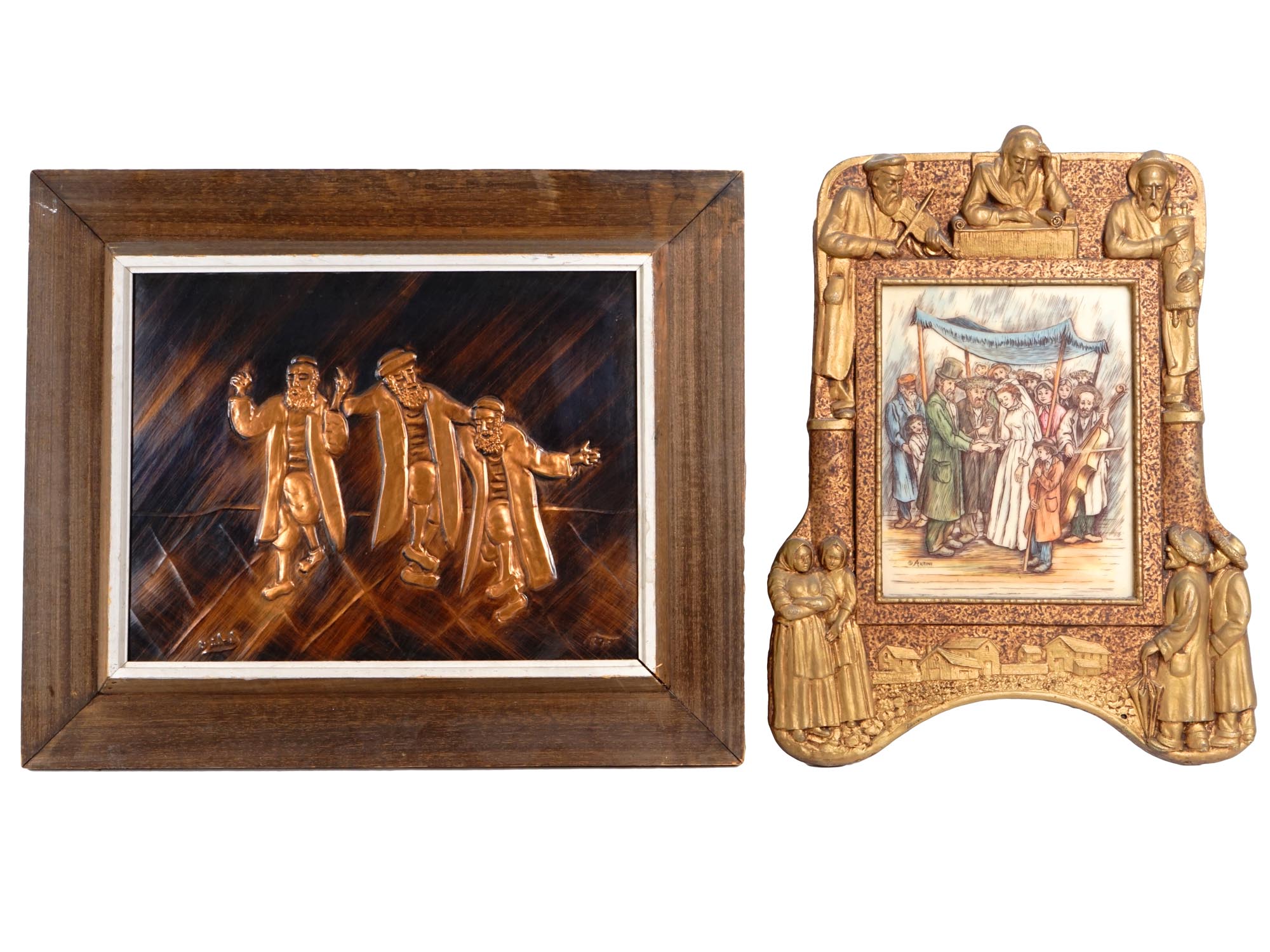 GROUP OF DAVID GILBOA ARTINI JUDAICA ART ITEMS PIC-2